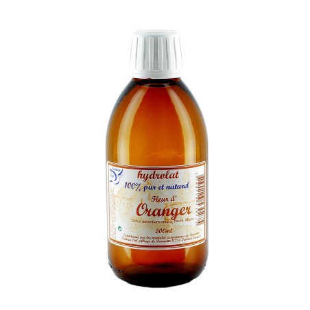 Hydrolat alimentaire bio de fleur d'oranger
