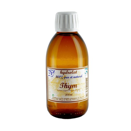 Hydrolat alimentaire bio de thym