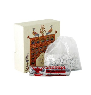 Coffret Encens orange + braise - 60 g | SOLAN (Monastère de la Protection de la Mère de Dieu de)