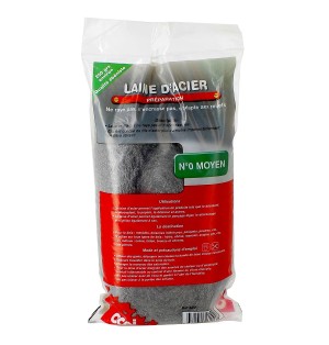OCAI - Laine d'acier N°0 Moyen ne raye pas,n'encrasse pas, s'adapte aux reliefs
