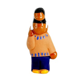 ABBAYE NOTRE-DAME DE JOUARRE - CRECHE - Le papa - Santons en céramique (6cm) N°60