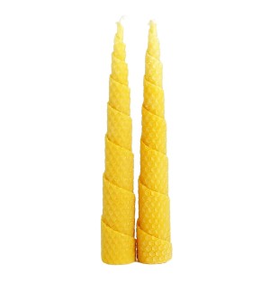 MONASTERE DE LA PAIX-DIEU - Lot de 2 bougies longues enroulées N°3