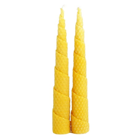 MONASTERE DE LA PAIX-DIEU - Lot de 2 bougies longues enroulées N°3
