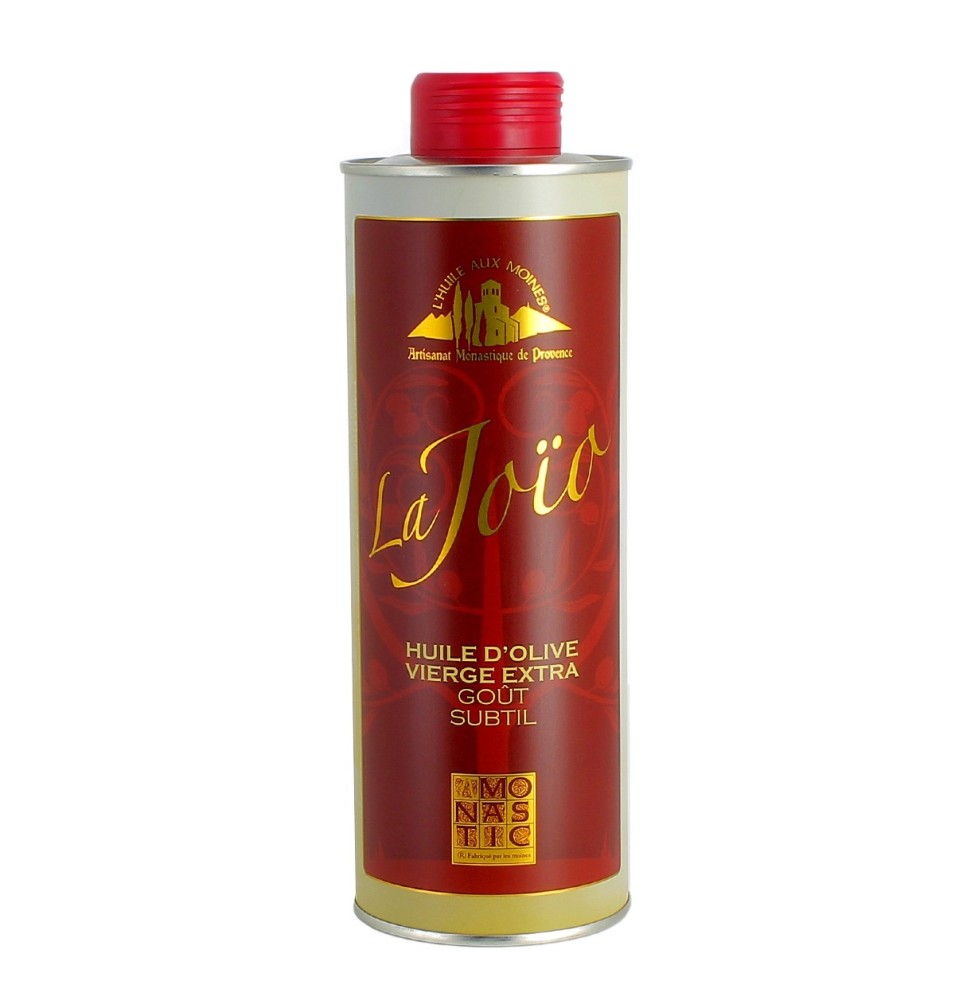 ABBAYE DU BARROUX - Huile d'olive extra vierge la Joïo (la Joie) extraite à froid, goût subtil 50 cl