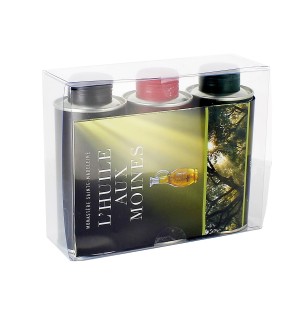 ABBAYE DU BARROUX - Lot de 3 huiles d'olive extra vierge 250ml