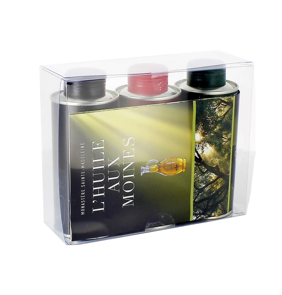 ABBAYE DU BARROUX - Lot de 3 huiles d'olive extra vierge 250ml