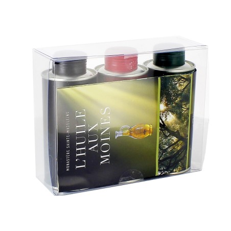 ABBAYE DU BARROUX - Lot de 3 huiles d'olive extra vierge 250ml