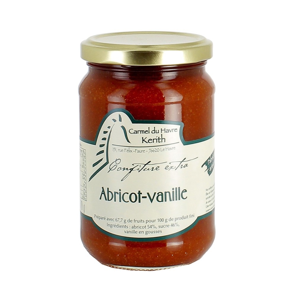 CARMEL DU HAVRE KERITH - Confiture d'Abricot / Vanille