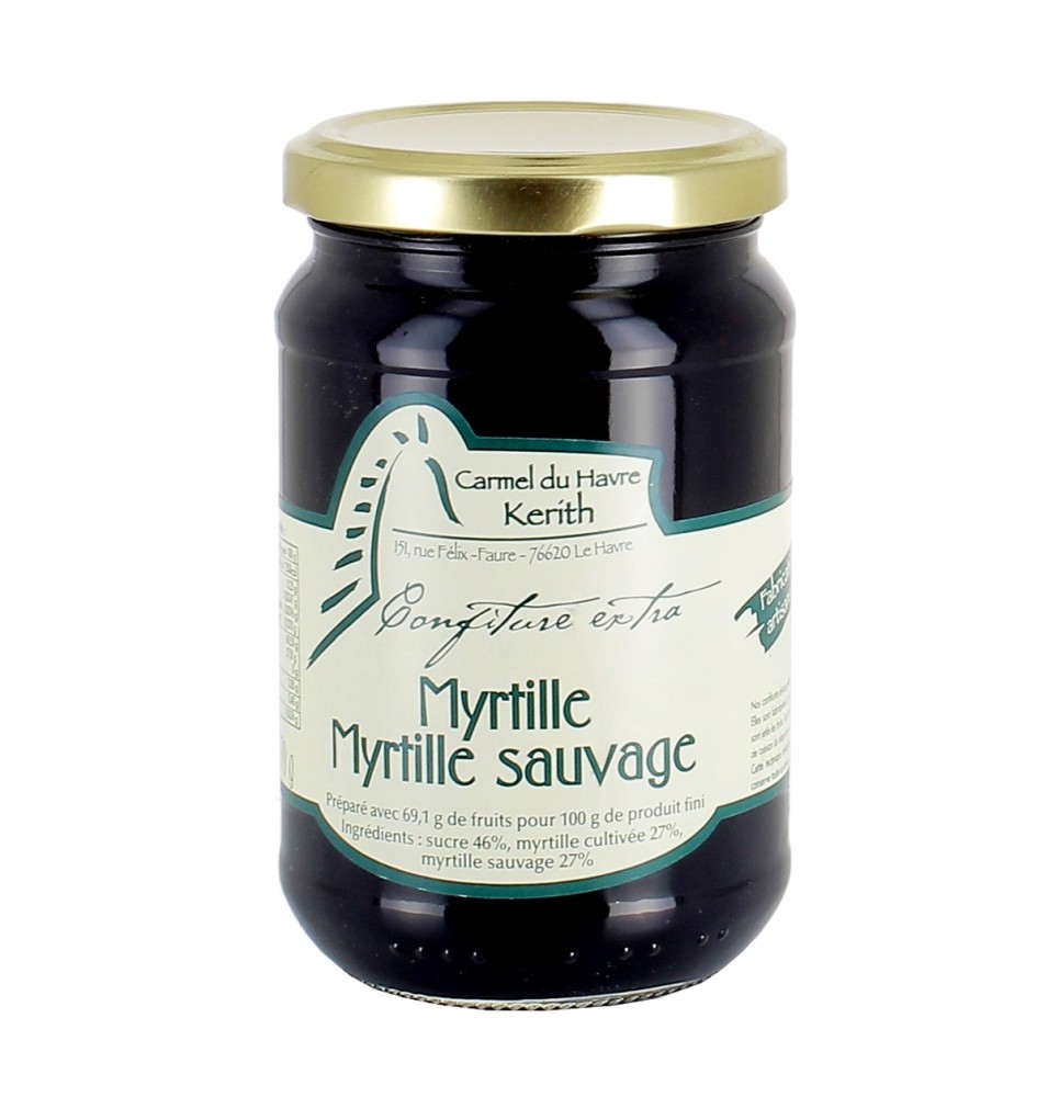 CARMEL DU HAVRE KERITH - Confiture de myrtille et myrtille sauvage