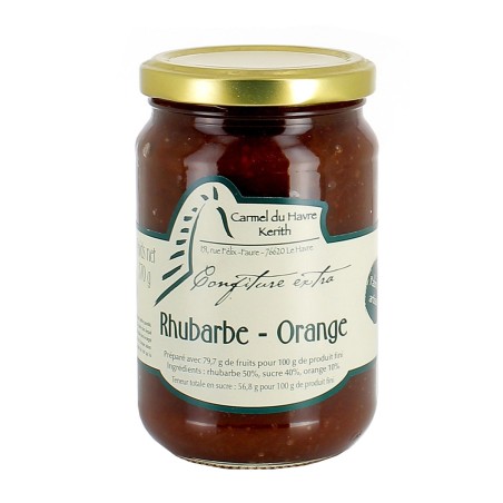 CARMEL DU HAVRE KERITH - Confiture de Rhubarbe Orange