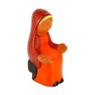 ABBAYE NOTRE-DAME DE JOUARRE - Statuette de la Vierge Marie Petite Colombe (10 cm) N°68