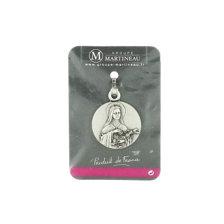 ART RELIGIEUX - Médaille argenté Sainte-Thérèse de Lisieux
