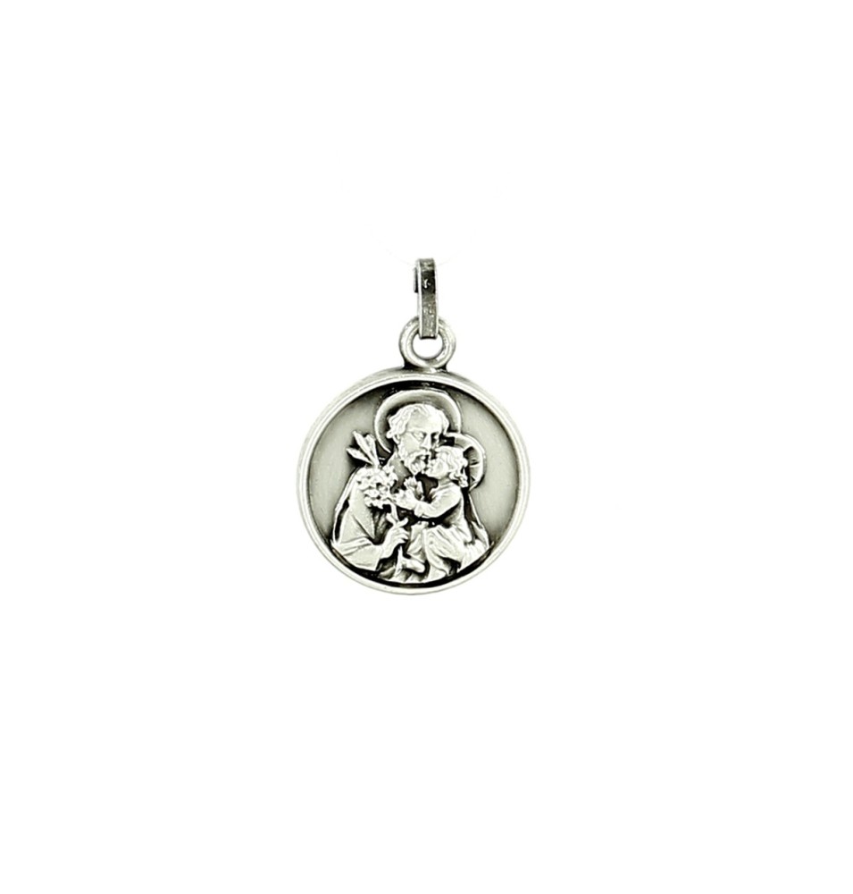 ART RELIGIEUX - Médaille argenté Saint-Joseph