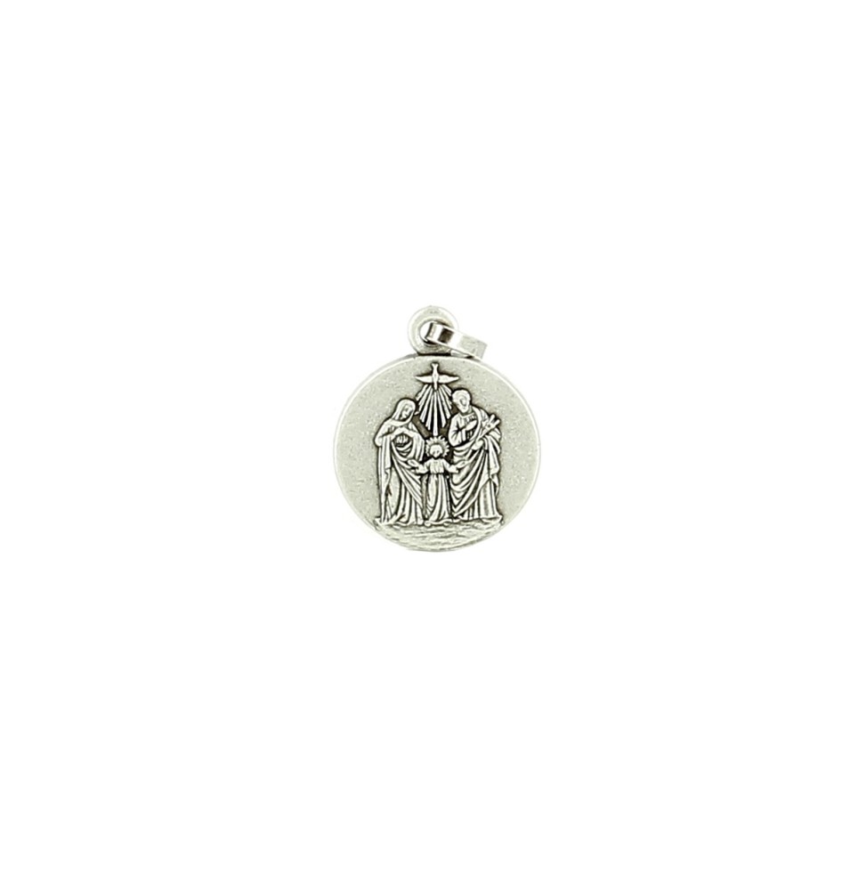 ART RELIGIEUX - Médaille argenté Sainte Famille