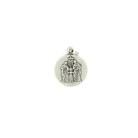 ART RELIGIEUX - Médaille argenté Sainte Famille