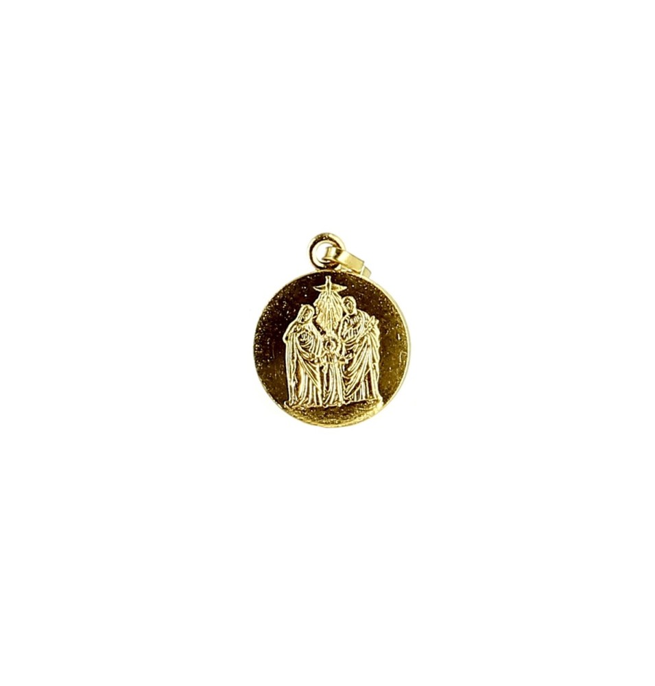 ART RELIGIEUX - Médaille dorée Sainte Famille