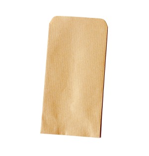 Mise en cadeau sous pochette cadeau papier kraft naturel