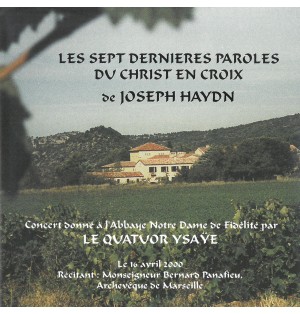 Les sept dernières paroles du christ en croix de joseph Haydn (CD)