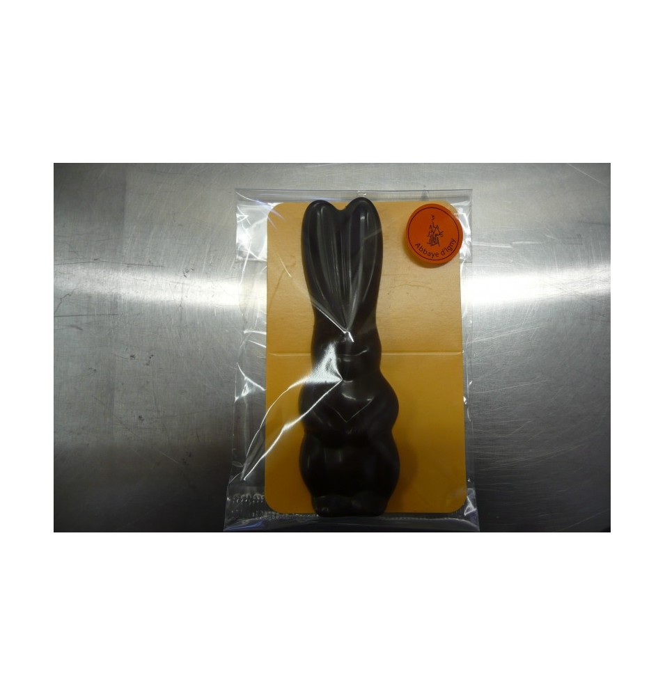 Lapin de pâques au chocolat noir