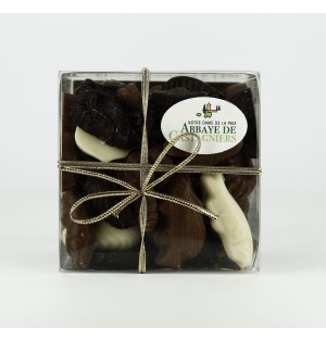 Fritures de Pâques variées  (chocolat noir, blanc, lait et caramel)