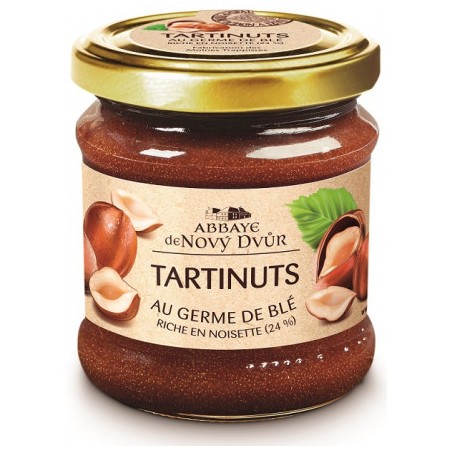 Tartinuts pate à tartiner noisettes caramel germe de blé