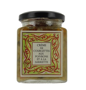 Crème de Courgettes aux Poivrons et à la Sarriette bio