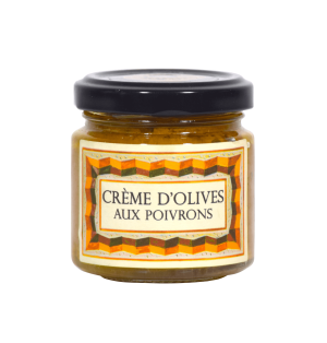 Crème d'olives aux poivrons
