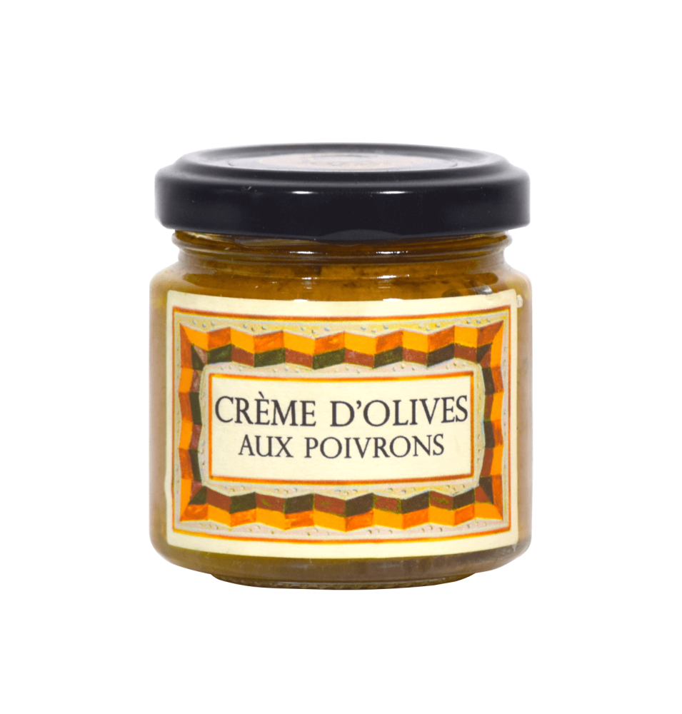 Crème d'olives aux poivrons