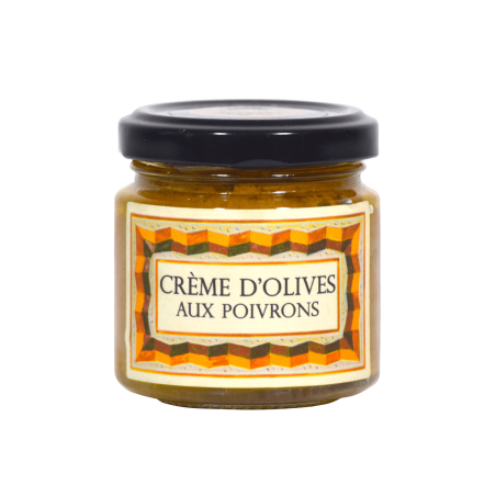 Crème d'olives aux poivrons