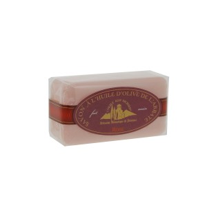 Savon à l'huile d'olive de l'abbaye - Rose