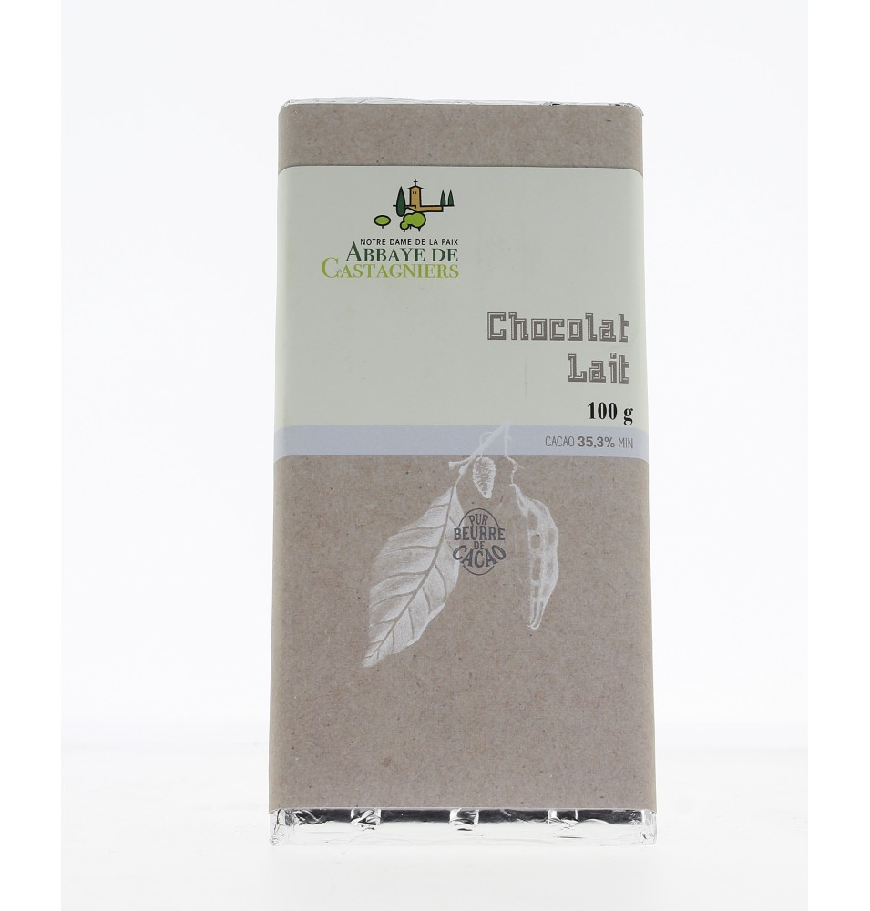 Tablette de chocolat au lait