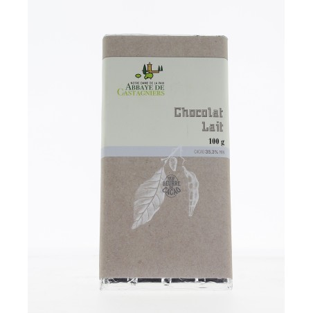 Tablette de chocolat au lait
