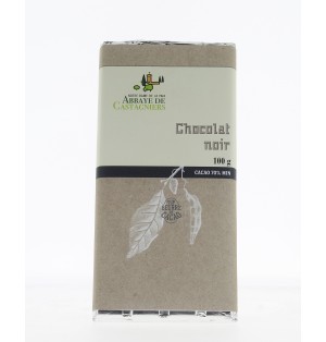 Tablette de chocolat noir 70 %