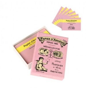 Coffret Vintage Papier d'Arménie à la Rose