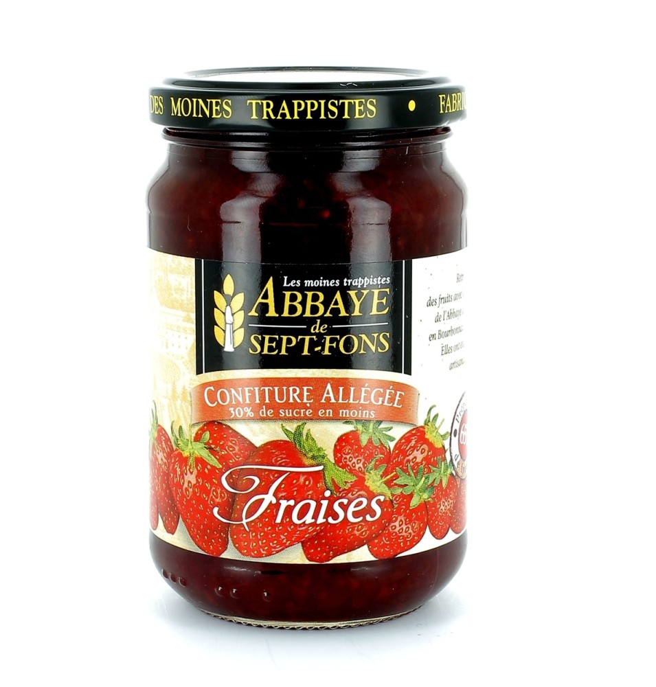 Confiture allégée de fraises