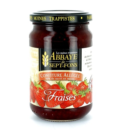 Confiture allégée de fraises