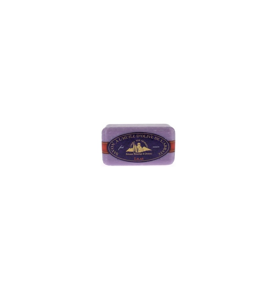 Savon à l'huile d'olive de l'abbaye : Lilas
