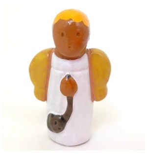 CRECHE - Ange à l'encens - Santons en terre cuite (6cm)