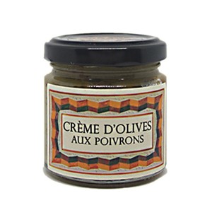 Crème d'olive aux poivrons