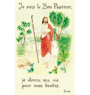 Bon Pasteur :  Image Calligraphiée