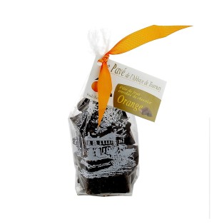 Le Pavé - Pâte de fruits à l'Orange Enrobée de Chocolat Noir