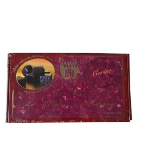 Le Pavé en Boîte - Pâte de fruits à la Cerise Enrobée de Chocolat Noir
