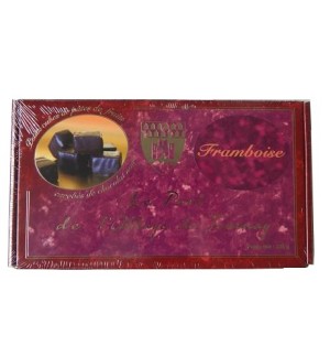 Le Pavé en Boîte - Pâte de fruits à la Framboise enrobée de chocolat