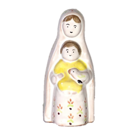 Statuette de Notre Dame de la Sérénité Jaune (10 cm) N°68