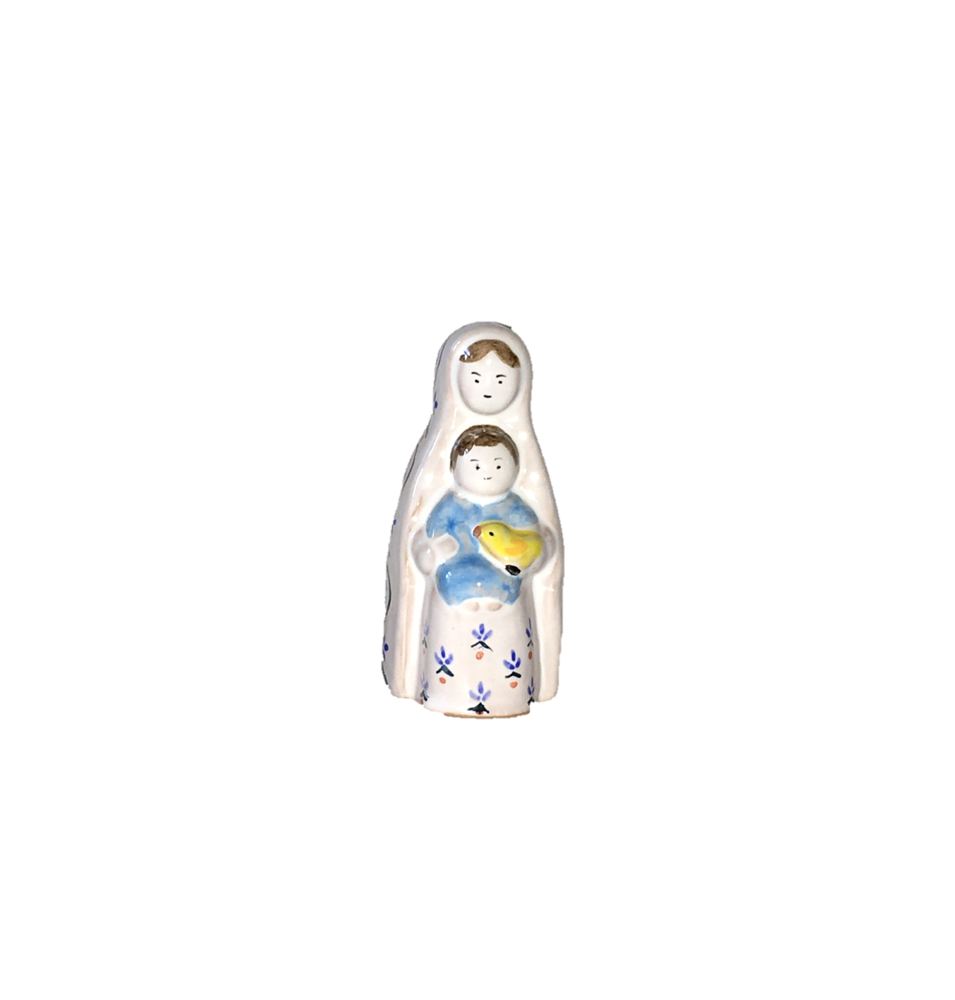 Statuette - Notre Dame de la Sérénité Bleu (10 cm)