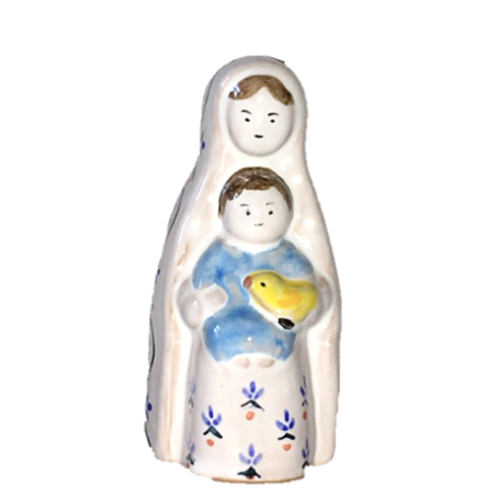 Statuette - Notre Dame de la Sérénité Bleu (10 cm)