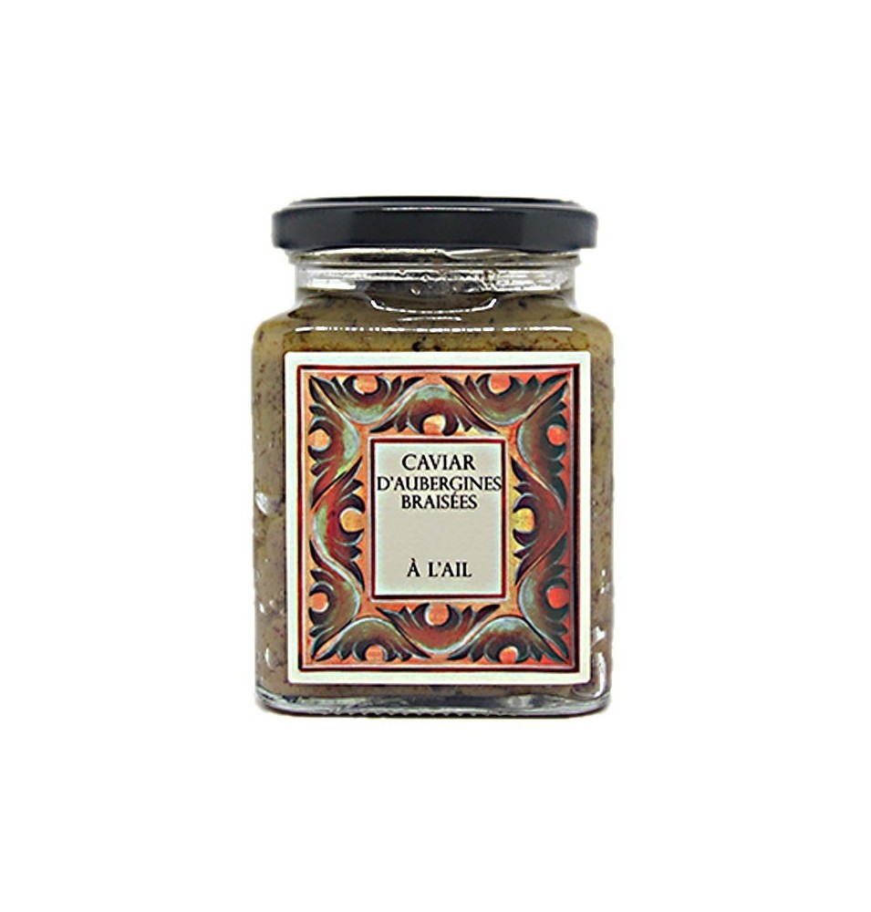 Caviar d'aubergines braisées à l'ail bio