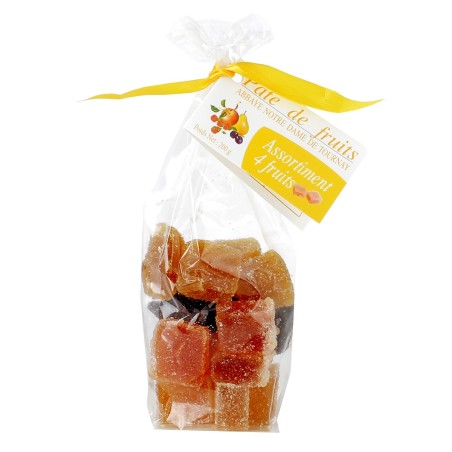 Pâtes de fruits aux 4 fruits sachet de 200 gr