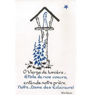 Carte Prière - SC01 - oratoire marial
