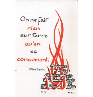 Carte Prière - SC07 - Feu
